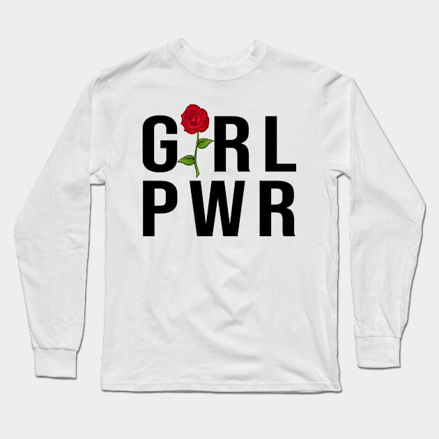 Girl Power Long Sleeve T-Shirt by CreativeShirt